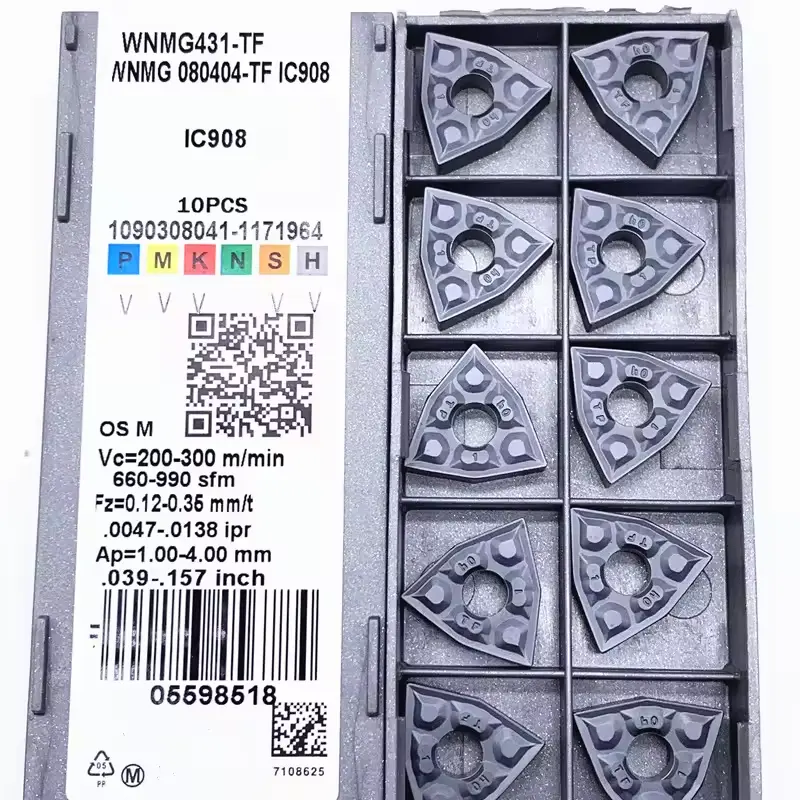 INSERTOS ISCAR WNMG080408 TF IC908